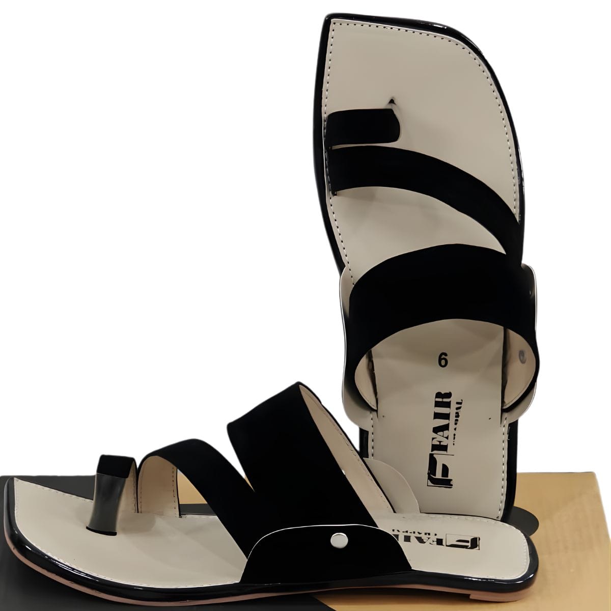 Men's Fancy Velvet Party Wear - Chappal - Image 2