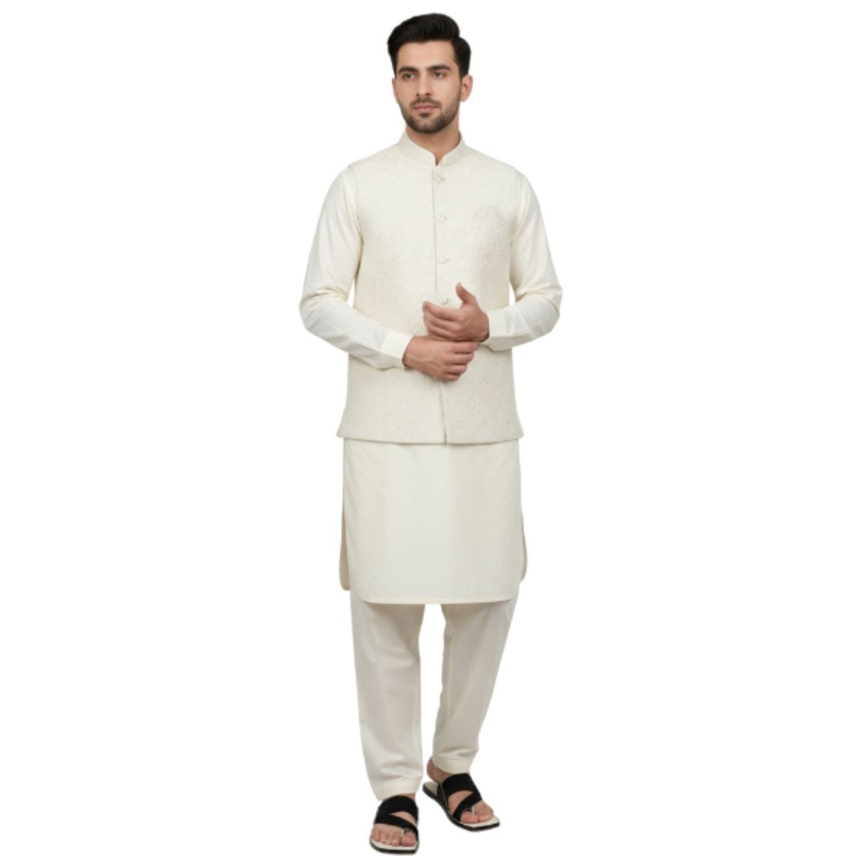 Men's Fancy Velvet Party Wear - Chappal - Image 8