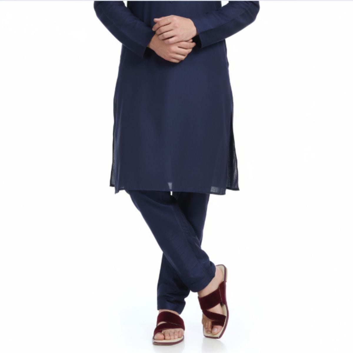 Men's Fancy Velvet Party Wear - Chappal - Image 9